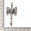 304 Stainless Steel Big Pendants STAS-G350-44A-AS-3