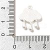 Baking Paint Zinc Alloy with Resin Pendant FIND-Z038-01B-3