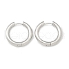 Frosted 304 Stainless Steel Huggie Hoop Earrings for Women EJEW-C096-32G-P-2