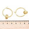 Brass Twist Hoop Earrings for Women EJEW-L297-01A-G-5