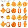 20Pcs 10 Styles Opaque Resin Imitation Food Pendants RESI-YW0001-69-2