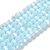 Opaque Glass Beads Stands EGLA-A035-P6mm-B10-1
