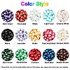 15 Color Glass Pearl Beads HY-X0008-4mm-5