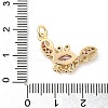 Rack Plating Brass Micro Pave Cubic Zirconia Pendants X-KK-P241-08G-3