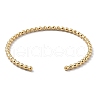 Ion Plating(IP) 304 Stainless Steel Cuff Bangles for Women BJEW-Z078-08G-3