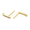 925 Sterling Silver Ear Stud Findings STER-F058-01G-04-2