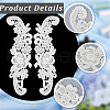 Sew on Flower Appliques PATC-WH0005-46B-6