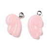 Opaque Resin Pendants FIND-M035-01B-1