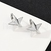 Brass Hoop Earrings EJEW-Q016-10P-4