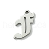 Non-Tarnish 201 Stainless Steel Pendants STAS-B055-01P-F-1