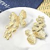 Ion Plating(IP) 304 Stainless Steel Stud Earrings for Women EJEW-A119-17G-3