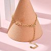 Rack Plating Brass Curb Chain Bracelets for Women BJEW-G735-16RG-6