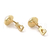 Alloy Clip-on Earring Findings FIND-L015-012B-G-2