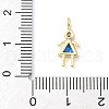 Brass Micro Pave Cubic Zirconia Pendants ZIRC-I356-17G-B08-3