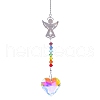 Faceted Heart Glass Suncatchers PW-WGADEF4-05-1
