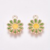Alloy Enamel Charms PALLOY-TAC0009-57D-1