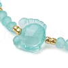 Fish/Turtle/Crab/Starfish Glass Summer Bracelets BJEW-JB10206-4