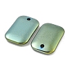 Electroplated Synthetic Non-Magnetic Hematite Pendants G-C136-05D-2