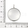 304 Stainless Stee Locket Pendants STAS-S132-15P-03-3