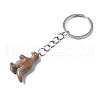 Synthetic & Natural Gemstone Keychain KEYC-S253-02-3