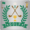 Golf Theme Stainless Steel Metal Cutting Dies Stencils DIY-WH0238-171-1