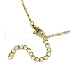 Natural Mixed Gemstone Pointed Faceted Bullet Copper Wire Wrapped Pendant Necklaces NJEW-JN05025-01-6