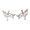 Non-Tarnish 201 Stainless Steel Origami Pendants STAS-K251-033P-1