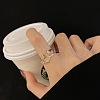 Brass Micro Pave Clear Cubic Zirconia Open Cuff Rings for Women FS-WGCF28E-01-4