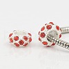 Alloy Rhinestone European Beads CPDL-H999-2