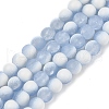 Frosted Crackle Glass Beads Strands X1-GLAA-U001-6mm-M14-1