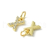 Rack Plating Alloy Rhinestone Pendants PALLOY-S187-01X-2