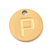 Ion Plating(IP) 304 Stainless Steel Pendants FIND-M017-02G-P-1