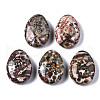 Natural Leopard Skin Jasper Pendants G-N0326-74C-1