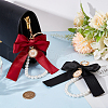 Beebeecraft 2Pcs 2 Colors Polyester Keychains KEYC-BBC0001-04B-4