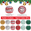 SUNNYCLUE 36Pcs 6 Styles Transparent Resin Rhinestone Beads RESI-SC0003-39-2