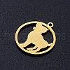 201 Stainless Steel Pendants STAS-S105-JN363-1-2