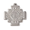 Non-Tarnish 304 Stainless Steel Pendants STAS-Z058-04P-02-1