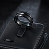 Grooved Stainless Steel Finger Rings for Men WG2ADDA-10-1