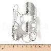304 Stainless Steel Cuff Bangles for Women BJEW-V006-01B-P-3