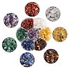 126G 7 Style Chakra Natural Gemstone Chip Beads G-SZ0002-05-1