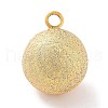 Brass Bell Pendants KK-NH0001-01G-1