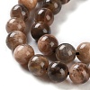 Natural Black Sunstone Beads Strands G-U009-A01-03-4