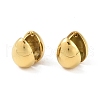 Teardrop 304 Stainless Steel Hoop Earrings for Women EJEW-G390-03G-01-1