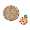 8Pcs 8 Colors Seed Beads Beaded Charms PALLOY-MZ00369-2