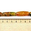 Dyed Natural Agate Beads Strands G-U029-H01-5