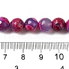 Dyed & Heated Natural Fire Crackle Agate Beads Strands G-P539-C01-04-5