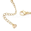 Brass Curb Chains Ring Bracelets BJEW-JB11485-5