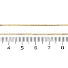 Brass Box Chain Necklaces for Women NJEW-D302-41G-5