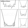 Rhodium Plated 925 Sterling Silver Rolo Chains Necklace Making STER-B001-05P-4
