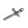 316 Surgical Stainless Steel Pendants STAS-G349-25AS-2